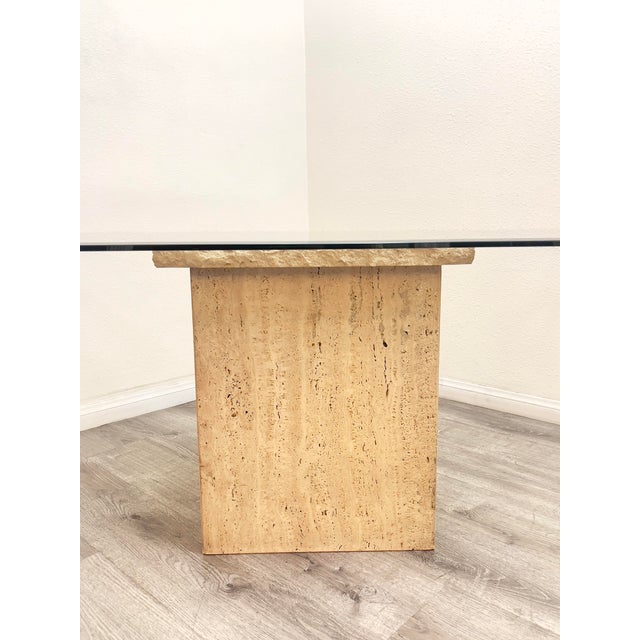 Vintage Travertine Dining Table Chairish