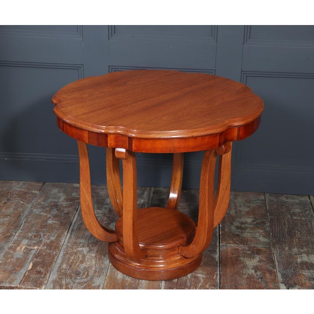 Art Deco French Centre Table in Mahogany, 1925 For Sale - Image 10 of 13