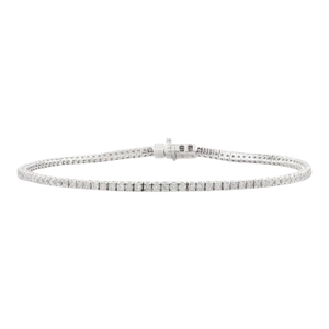 1.25 Ctw Diamond Sleek Stackable Bracelet Gift for Her