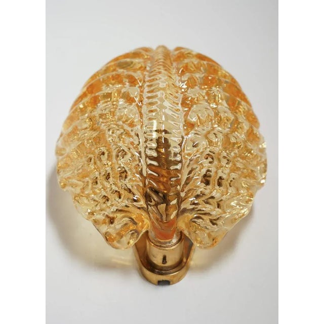 Orrefors Mid-Century Swedish Wall Lamps attributed to Fritz Kurz for Orrefors, 1940s, Set of 2 For Sale - Image 4 of 7
