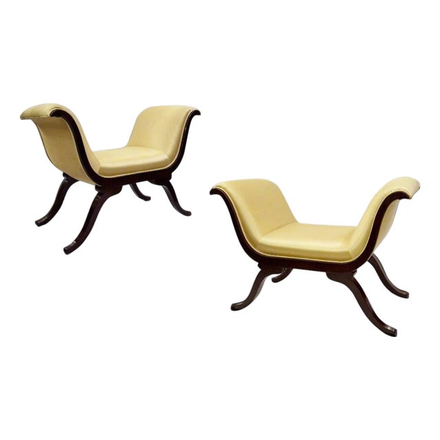 19th Century Pair of Belle Epoque Period Benches.France For Sale