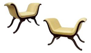 19th Century Pair of Belle Epoque Period Benches.France