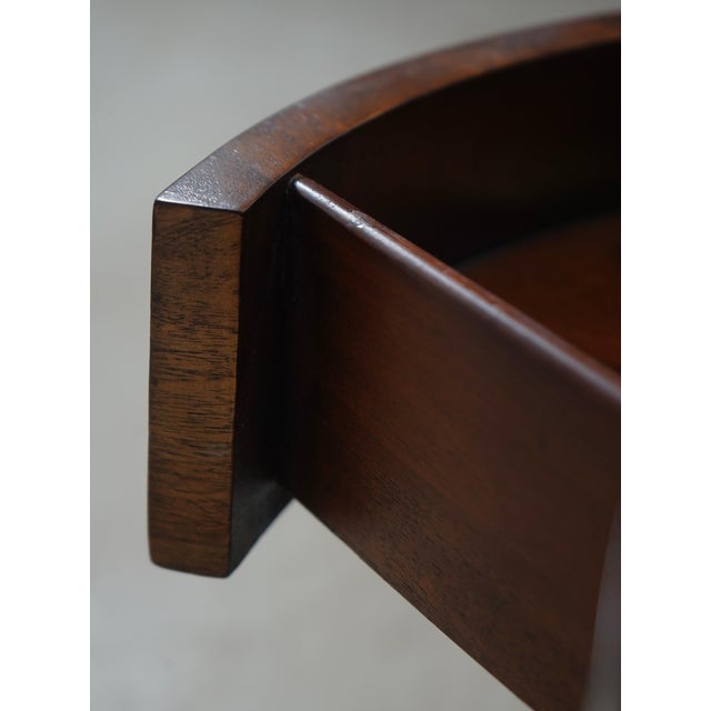 Maitland - Smith Maitland Smith Mahogany Inlaid Occasional Table For Sale - Image 4 of 17