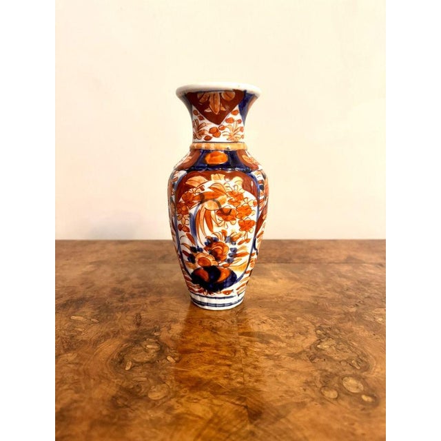Antique Japanese Imari Vase, 1900s For Sale - Image 4 of 6