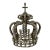 Ornate Pearl & Rhinestone Crown (4" W X 5" H) For Sale