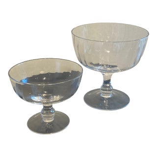 Elegant Glass Pedestal Bowls For Sale
