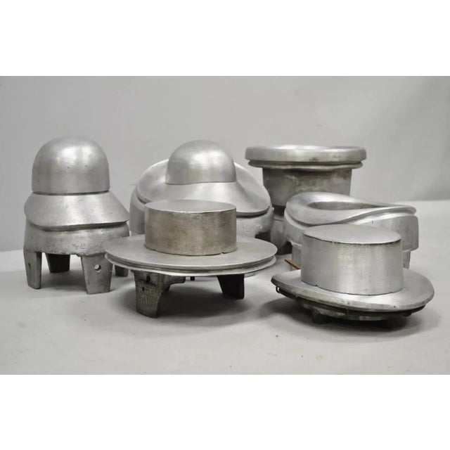 Vintage Boon & Lane Aluminum Hat Block Mold Form Millinery Luton Beds England A For Sale - Image 9 of 12