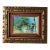 1970s Vintage Asian Rickshaw Street Scene Oil Painting on Plywood – Framed For Sale