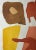 Vintage abstract geometric watercolor on fine Arches paper. Initialed "RDG" dated 7 / 1983 RDG for Roger D. Stokes. Stokes...