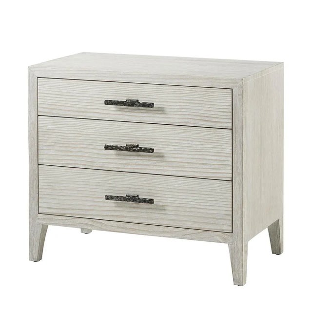 2020s Pair of White Modern Nightstands For Sale - Image 5 of 9