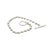 Traditional 1990s Gucci Estate Toggle Bracelet Size 8 Sterling Silver 8 mm Beads For Sale - Image 3 of 6