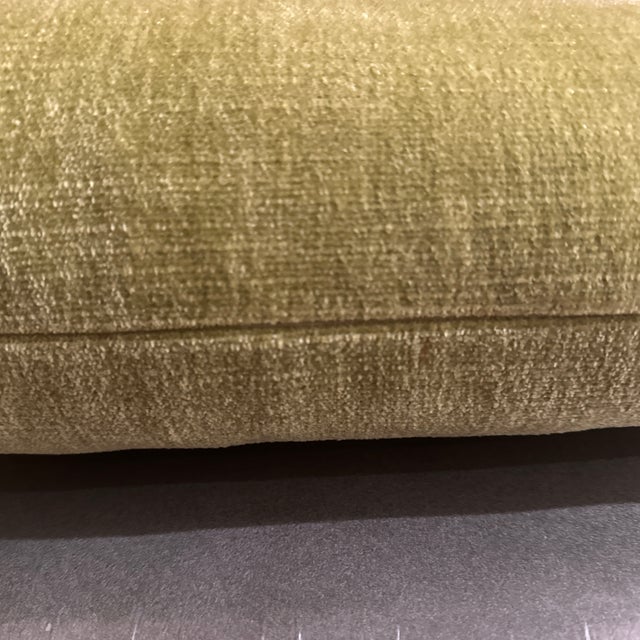 Handcrafted decorative pillow case, double sided solid chartreuse green velvet, 16”X16”. Invisible zipper. Selling only...