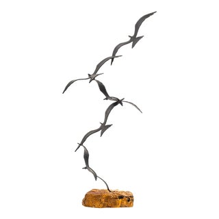 Bahar Bijan Birds in Flight Modern Sculpture For Sale