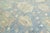 Modern Hand-Knotted Oushak Style Wool Area Rug in Soft Blue, Ivory & Terracota For Sale - Image 10 of 12