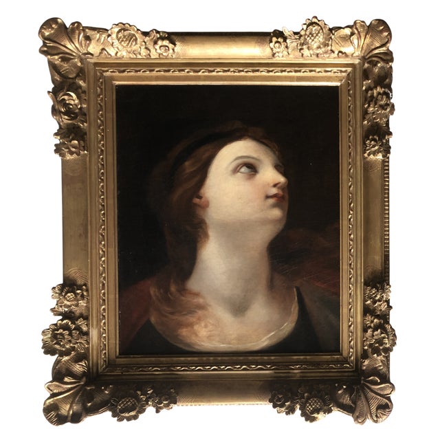 Mary Magdalene in Ecstasy, 1890s, Oil Painting on Canvas, Framed For Sale - Image 9 of 10