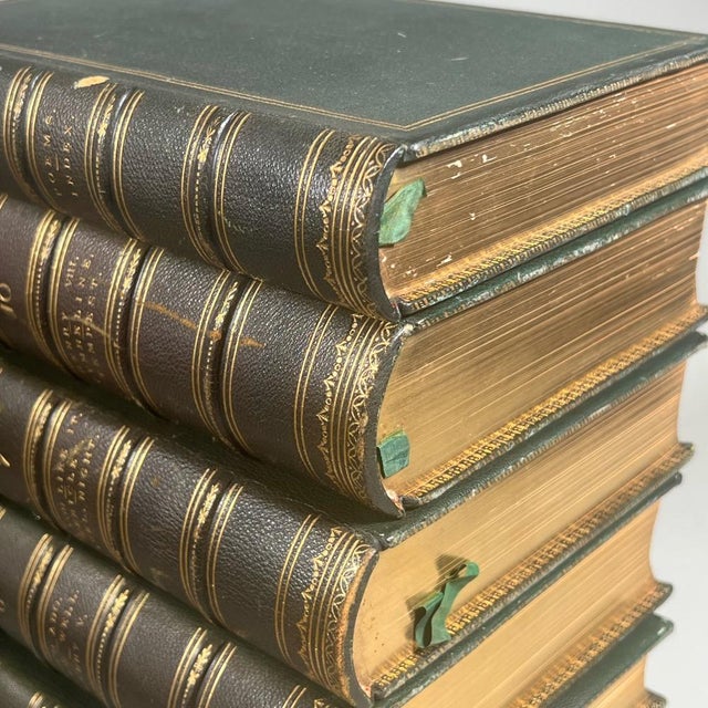 Antique Leather Bindings / Books - The Works of William Shakespeare - 15 Volumes For Sale In New York - Image 6 of 18
