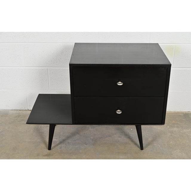 1950s Paul McCobb Planner Group Two-Piece Modular Chest of Drawers on Bench, 1950s For Sale - Image 5 of 18