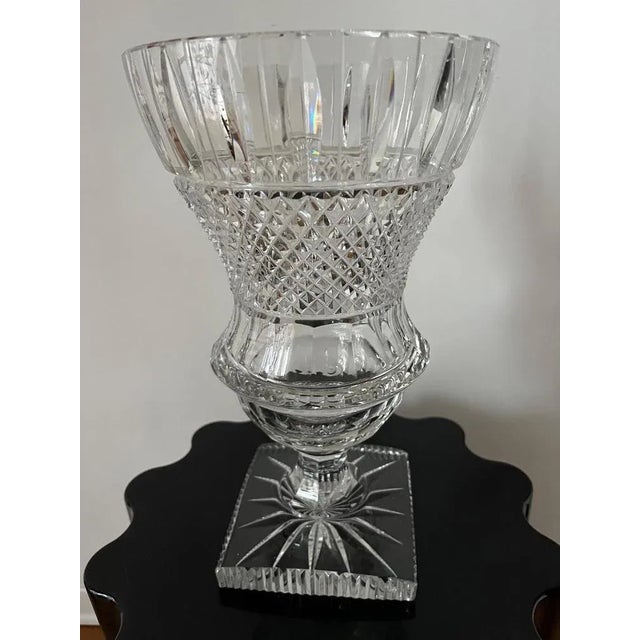 Bohemia Cristallo Vase, 1900 For Sale - Image 8 of 8