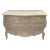 Italian Hand-Carved Louis XV Style Shaped Chest With White Italian Marble Top Sign. For Sale