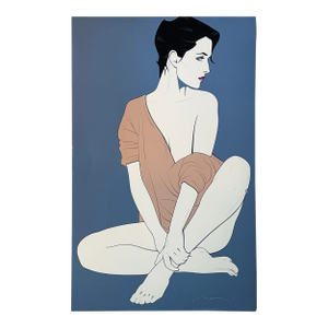 Patrick Nagel “Exhibition” Nc 4 Serigraph – Mirage Editions, 1984 – From the Lisah Runninghorse Collection
