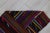 Textile 1970s Turkish Oushak Striped Design Colorful Kilim For Sale - Image 7 of 9