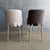 Mid-Century Modern Kate Slip Covered Counter Stool -Cafe Noir For Sale - Image 3 of 8