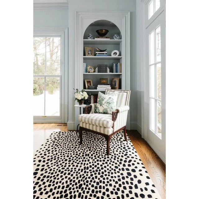 Beige Erin Gates by Momeni Woodland Cheetah Beige Hand Tufted Wool Area Rug 7'9" X 9'9" For Sale - Image 8 of 10