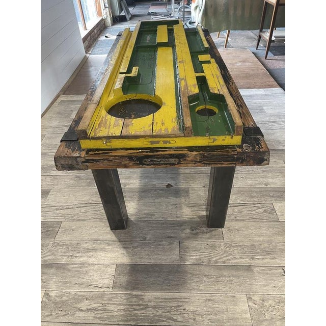 Vintage Industrial A- 360 Dining Table, 1950 For Sale - Image 13 of 18
