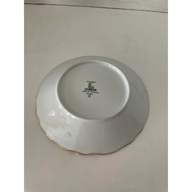 Mid-Modern Century Porcelain Lourioux Philippe Deshoulieres French Wild Flower Gravy Boat For Sale In Phoenix - Image 6 of 9