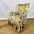 Vintage English Boho Chic Arts & Crafts Drexel Botanical Chintz Flora Lounge Chair, Reupholstered. For Sale - Image 11 of 12