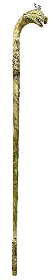 Antique Silver Plated Walking Cane