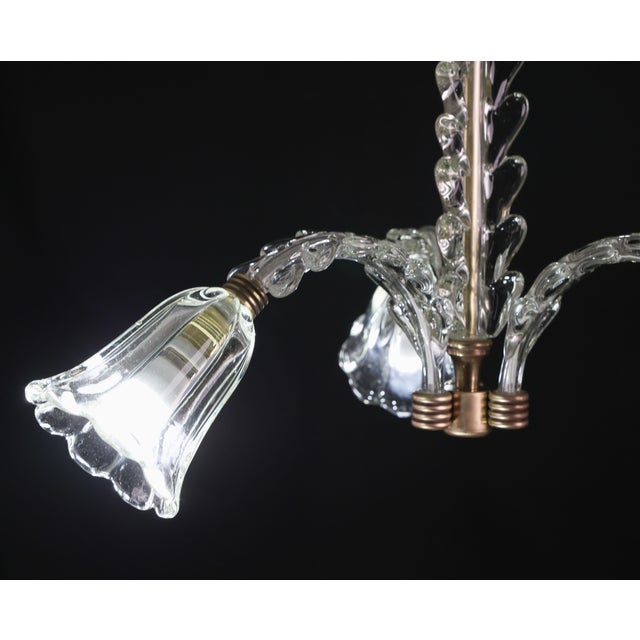 Charming Art Decò Chandelier by Barovier E Toso, 1940s For Sale - Image 15 of 16