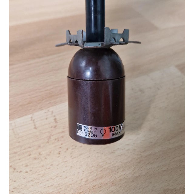 Vintage Orange Opaline Pendant Light from Lita, 1970s For Sale - Image 9 of 16