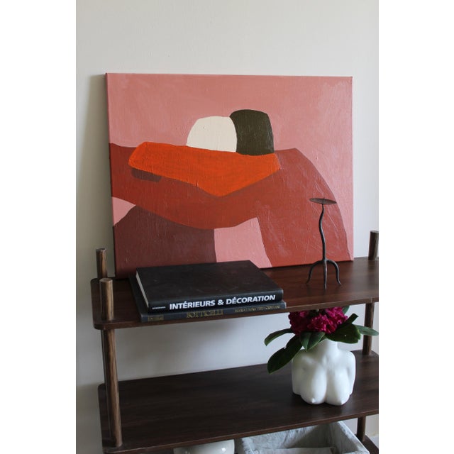Bodasca, In Your Arms, Pink Version, 2026, Acrylic on Canvas For Sale - Image 4 of 15