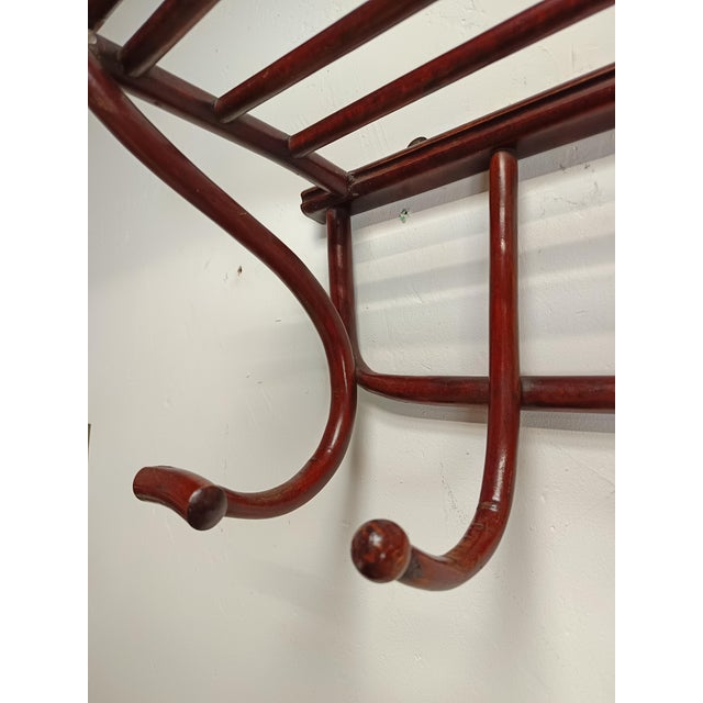 Wall-Mounted Coat Rack from Thonet, 1890s For Sale - Image 11 of 17