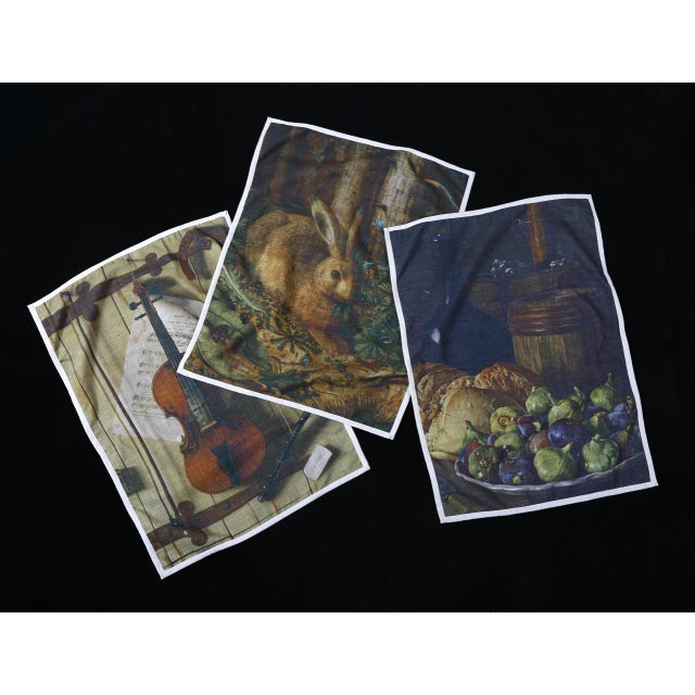 Illustration Dark Forest Tea Towel For Sale - Image 3 of 3