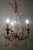 Metal Vintage Metal Murano Glass Flower Chandelier, 1940s For Sale - Image 7 of 10