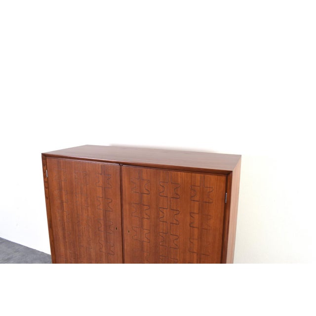 Mid-Century Modern Teak Highboard by Rastad & Relling for Eidsfjord Møbelfabrikk, 1950s For Sale - Image 12 of 13