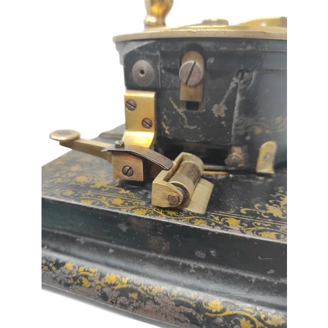 Antique Cheque Printing from Trog & Rohrig Rome, 1891 For Sale - Image 9 of 10