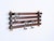 Italian Coat Rack in Teak, Brass and Black Enameled Iron, Italy, 1960s For Sale - Image 14 of 17