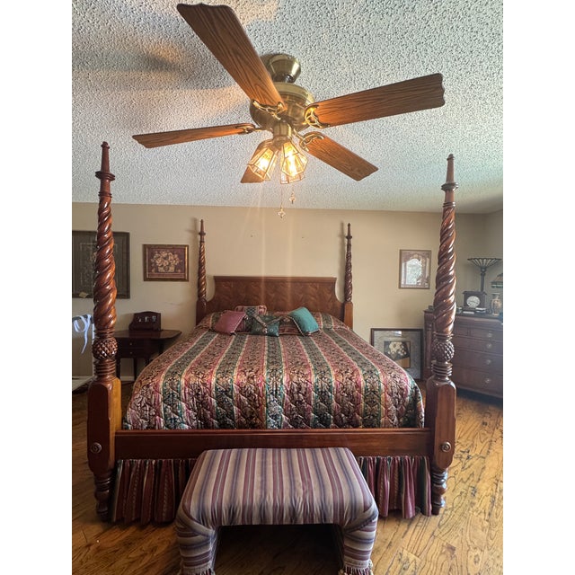 Wood Hickory Chair Bedroom Suite From the Historical James River Plantations Collection For Sale - Image 7 of 17