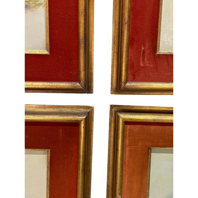 Early 20th Century French Napoleonic Military Figure Oil Paintings in Gilt Frames — Set of 6 For Sale - Image 14 of 16