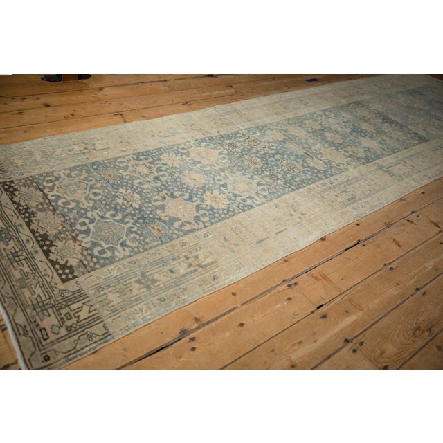 1930s Vintage Distressed Bijar Rug Runner - 3'7" x 11'9" For Sale - Image 5 of 11