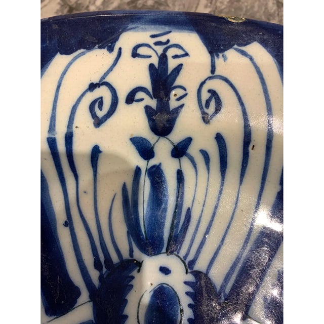 18th Century Hand Painted Dutch Delft Platter For Sale In Richmond - Image 6 of 10