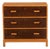 1930s Swedish Art Deco Birch Chest of Drawers For Sale
