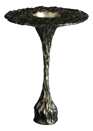 Omnia Vanitas Vanité 24 Candelabra in Patinated Cast Bronze by William Guillon