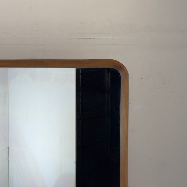 Early 20th Century Large Carved Walnut Mirror From the Max Posnick Furniture Company For Sale - Image 4 of 9