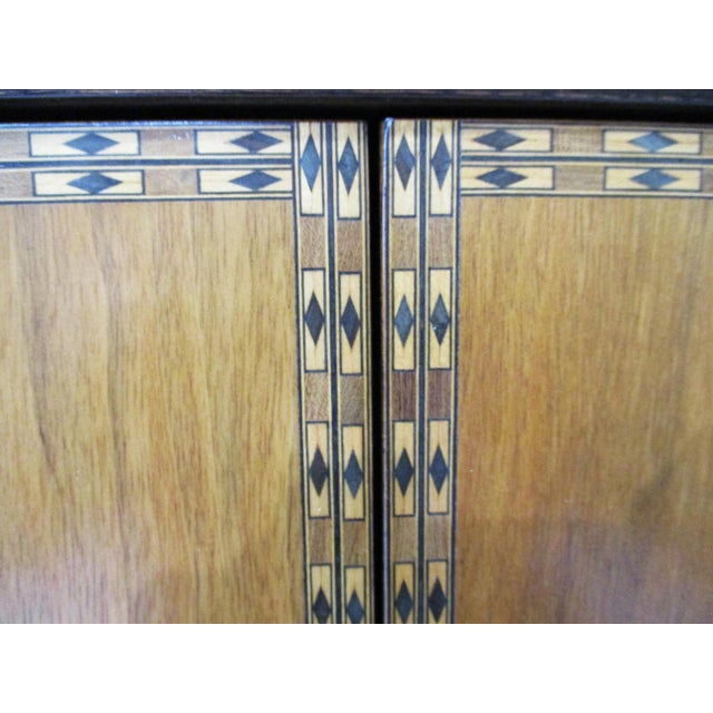 Mid 20th Century Rare Renzo Rutili Directional Inlay Credenza Sideboard For Sale - Image 15 of 18