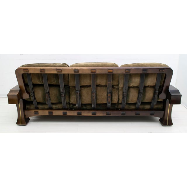 Mid-Century Modern Italian Sofa, 1970s, in Good conditions. Designed 1970 to 1979