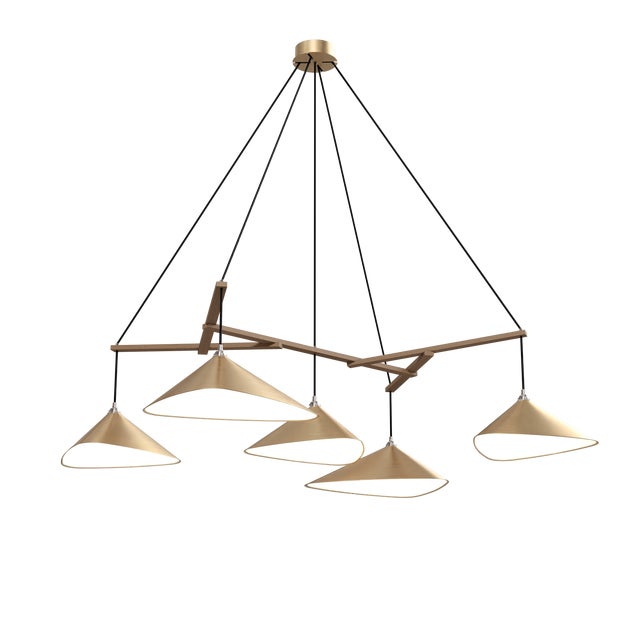 Emily is a series of handmade sheet steel lampshades in various finishes and spatial arrangements. _ Emily was inspired by...